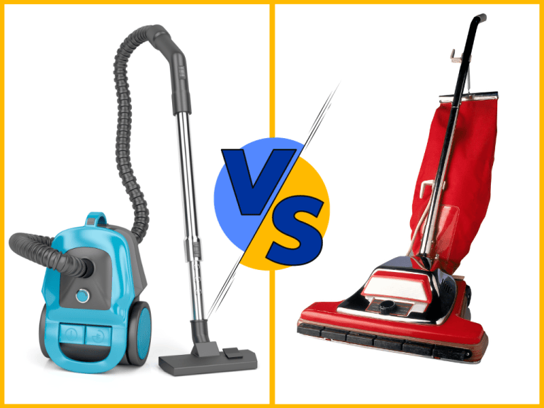 canister vacuum vs upright vacuum