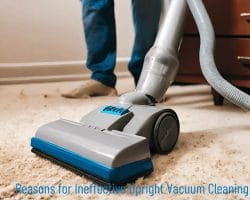 ineffective upright vacuum cleaner